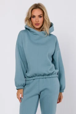 Bluza dresowa z kapturem - agawa