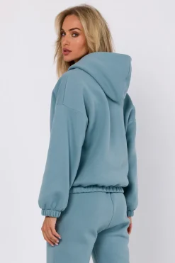 Bluza dresowa z kapturem - agawa