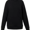 Bluza unisex z kieszenią kangurek i kapturem - czarna