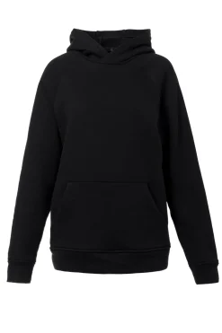 Bluza unisex z kieszenią kangurek i kapturem - czarna