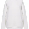 Bluza unisex z kieszenią kangurek i kapturem - ecru