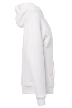 Bluza unisex z kieszenią kangurek i kapturem - ecru