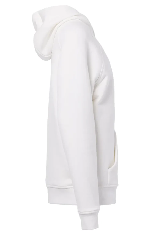 Bluza unisex z kieszenią kangurek i kapturem - ecru