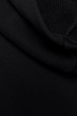 Bluza unisex z kieszenią kangurek i kapturem - czarna