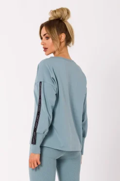 Bluza z lampasami na rękawach - agawa