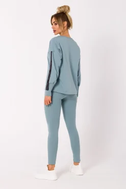 Bluza z lampasami na rękawach - agawa