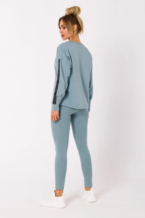 Bluza z lampasami na rękawach - agawa