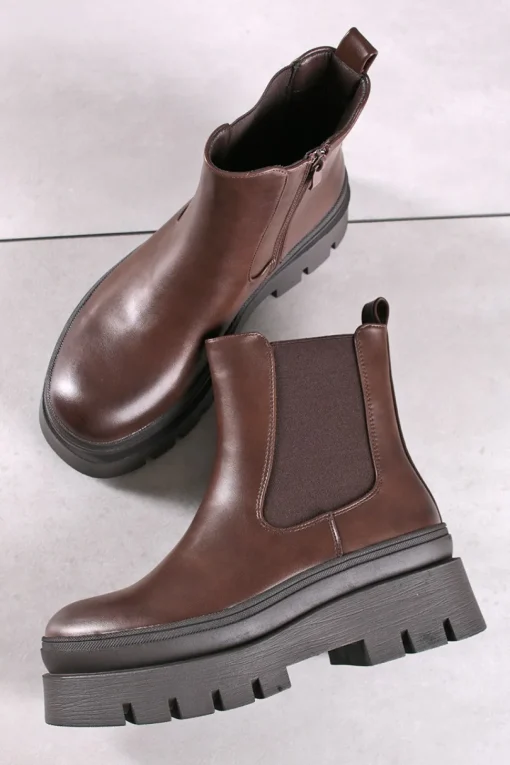 Buty do kostek Alpa - brązowe