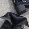 Buty do kostek na grubym niskim obcasie Abelia - czarne