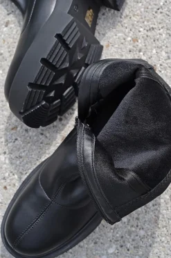 Buty do kostek na platforme Abeni - czarne