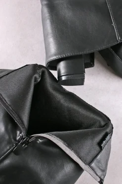Buty do kostek z ozdobną klamrą Dorottea - czarne