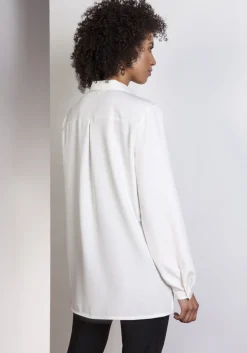 Elegancka koszula oversize - ecru