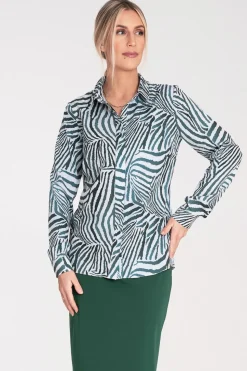 Elegancka koszula z kołnierzykiem - wzór 105