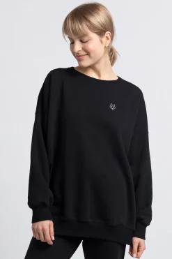 Klasyczna bluza z logo - czarna