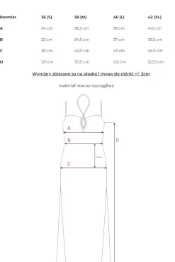 Metaliczna sukienka maxi z wiązaniem w dekolcie - morska