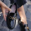 Mokasyny slingback z ozdobą Xanthe - czarne