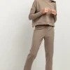 Spodnie dresowe typu jogger - cappuccino