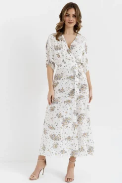 Sukienka maxi wiązana w pasie - model 3