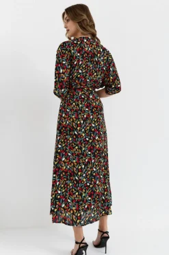 Sukienka maxi wiązana w pasie - model 6