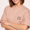 Sukienka t-shirtowa midi - mokka