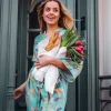 Szlafrok o kroju kimono - model 3