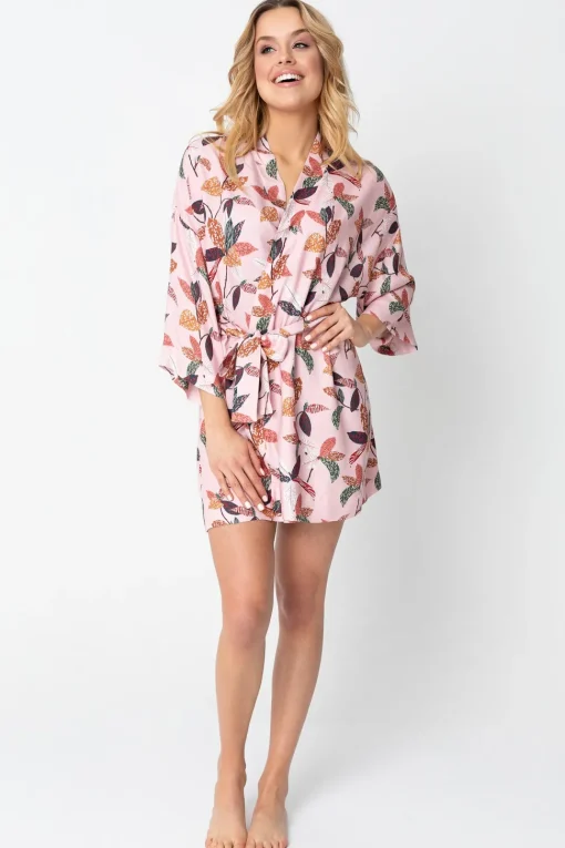 Szlafrok o kroju kimono - model 1