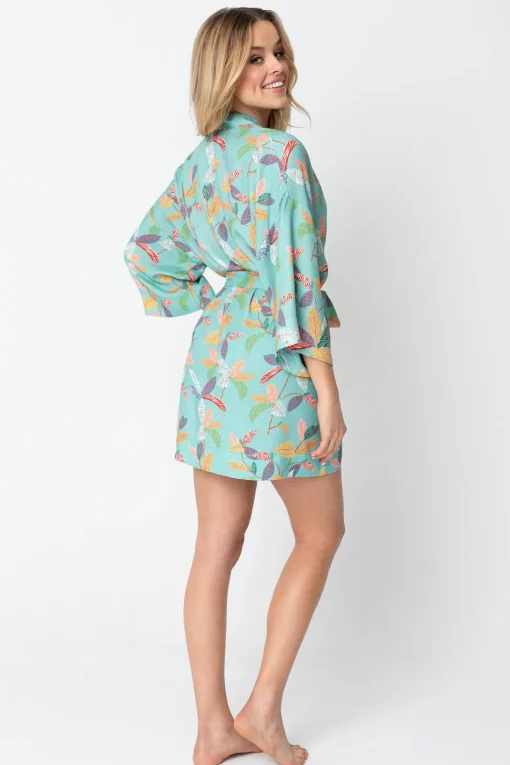 Szlafrok o kroju kimono - model 3