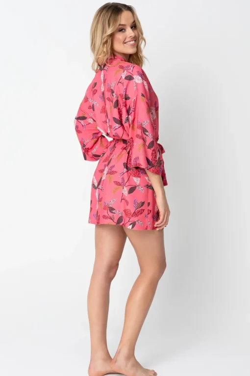 Szlafrok o kroju kimono - model 2