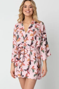 Szlafrok o kroju kimono - model 1