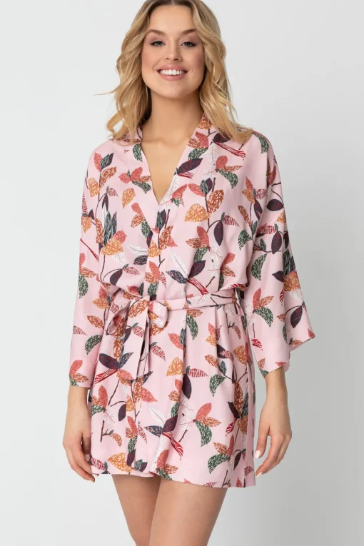 Szlafrok o kroju kimono - model 1
