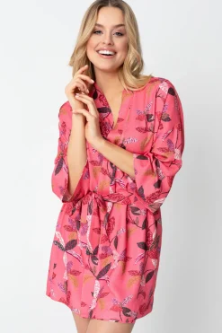 Szlafrok o kroju kimono - model 2