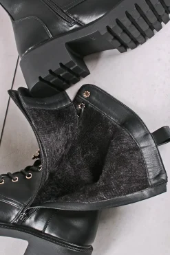 Sznurowane buty Blair - czarne