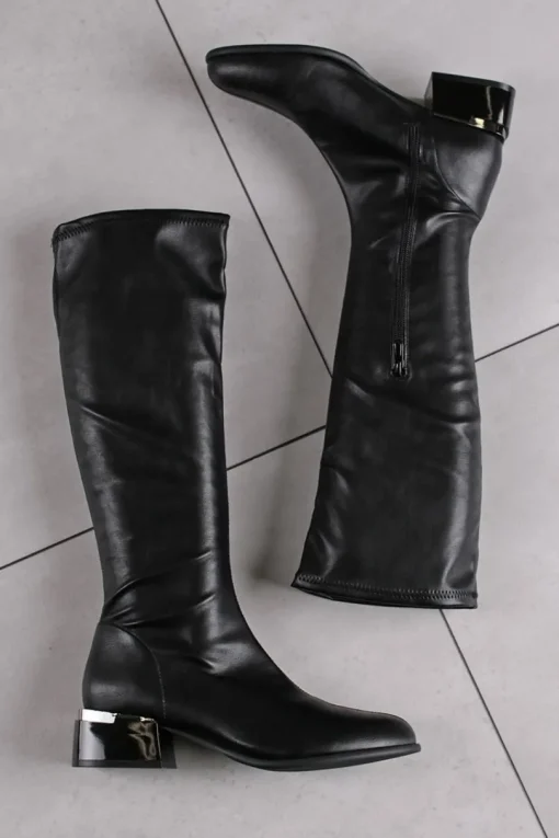 Wysokie buty - czarne