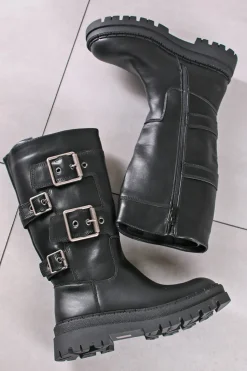 Wysokie buty Baylon - czarne
