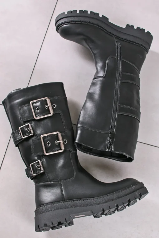 Wysokie buty Baylon - czarne