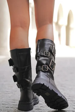 Wysokie buty Baylon - czarne