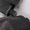 Wysokie buty na grubym obcasie India - czarne