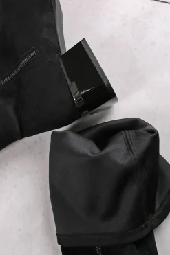Wysokie buty przed kolano - czarne